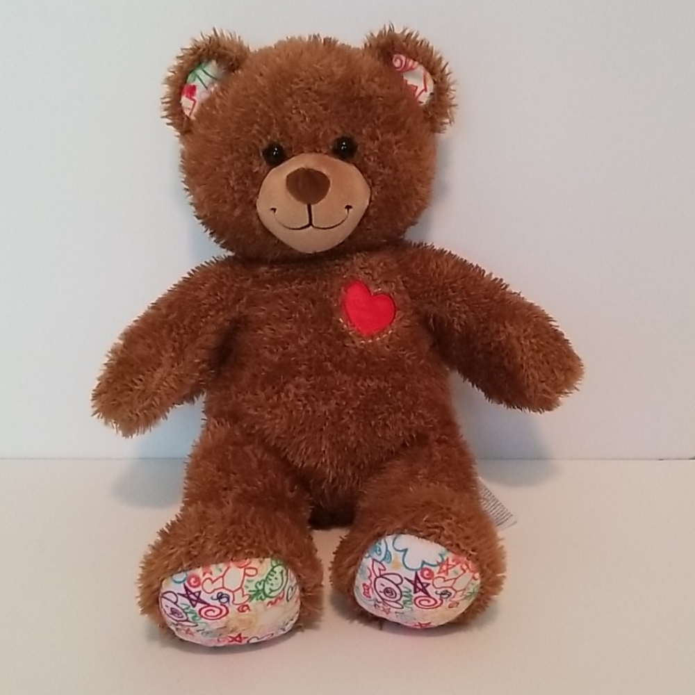 BAB brown hearts & hugs teddy bear Unisex